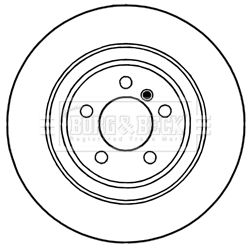 BORG & BECK Тормозной диск BBD5997S